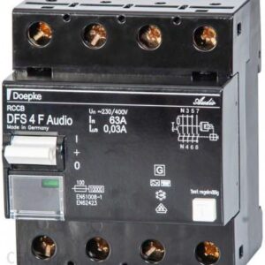 Doepke Wyłącznik różnicowo-prądowy 3-fazowy DFS Audio DFS4 063-4/0,03-F