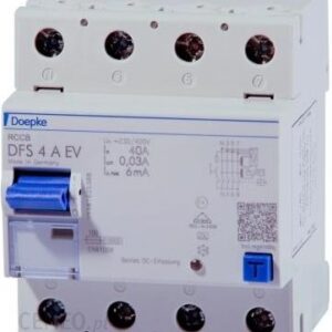 Doepke Wyłącznik Różnicowoprądowy 3-Fazowy Dfs4 Kv 080-4/0,03-A DNX72154909