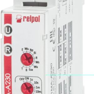 Relpol Przekaźnik Czasowy 1P 1Sek10Dni 230V Ac 50/60 Hz Wielofunkcyjny Rpc1Maa230 (863199)