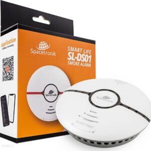 Spacetronik Bezprzewodowa Czujka Dymu Wifi Smart Life (SLDS01)